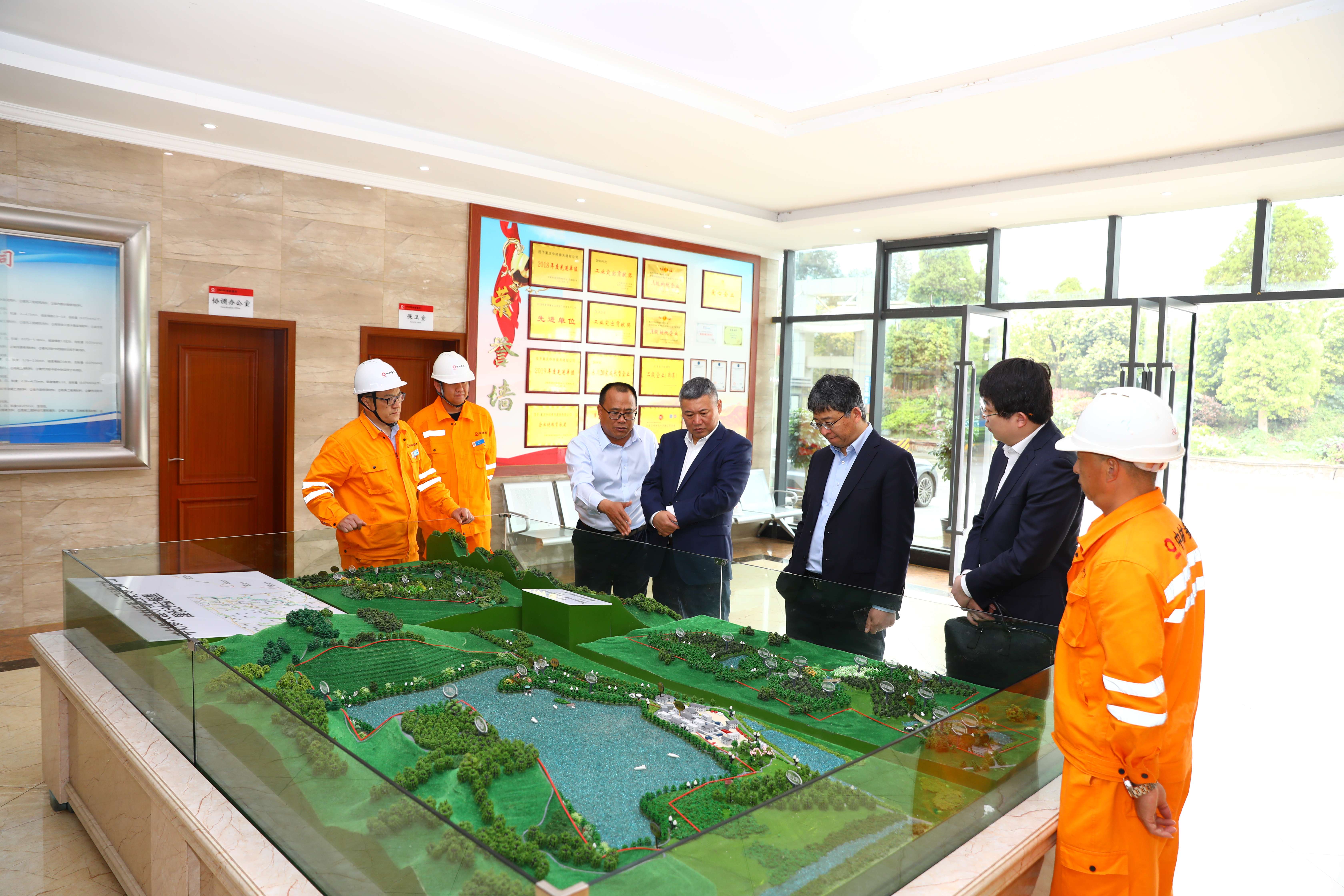 印志松到重慶中材參天建材有限公司調研指導